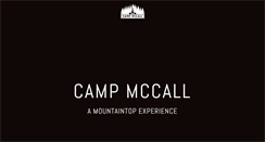 Desktop Screenshot of campmccall.org