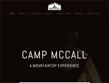 Tablet Screenshot of campmccall.org